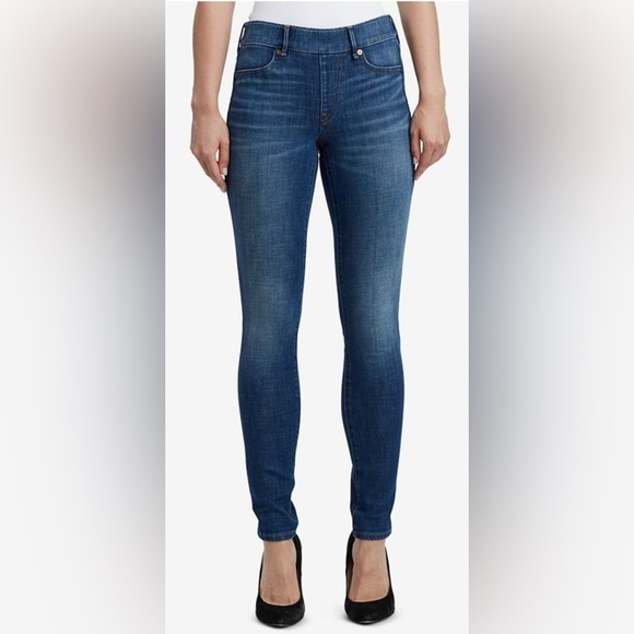 True Religion legging basic all over natural stretch trendy blue denim jeans 28 - Picture 1 of 5